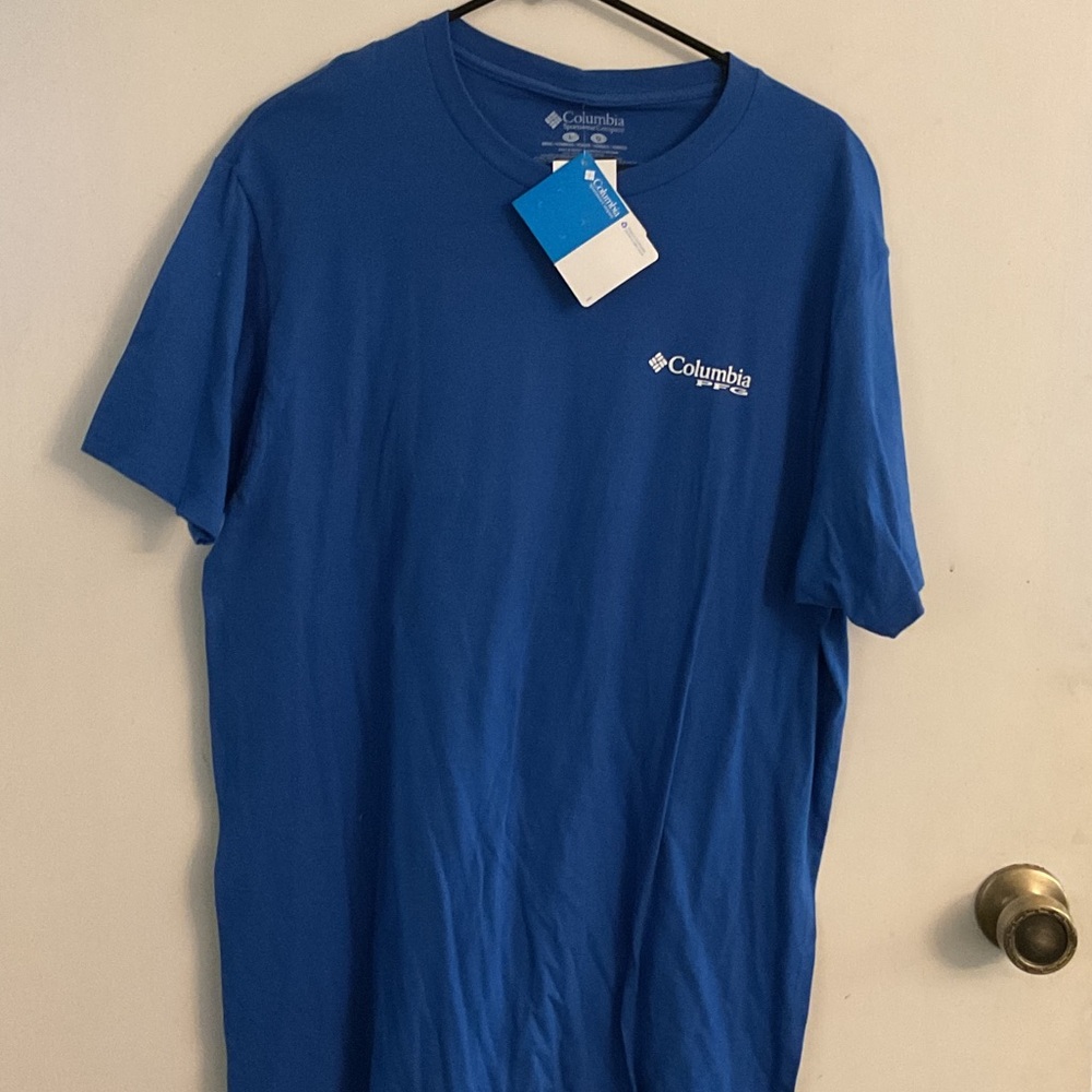 Columbia Men's Vibrant Blue Short Sleeve Tee